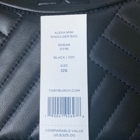 Alexa mini shoulder bag Tory Burch black new - Picture 3 of 4